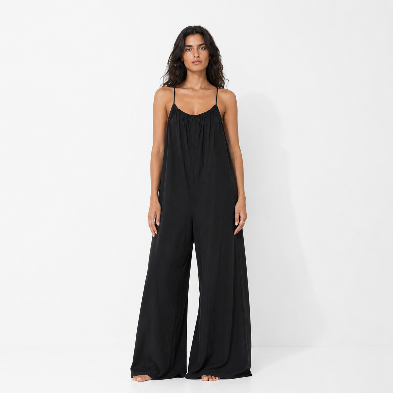MONO FLUIDO NEGRO DE TIRANTES
