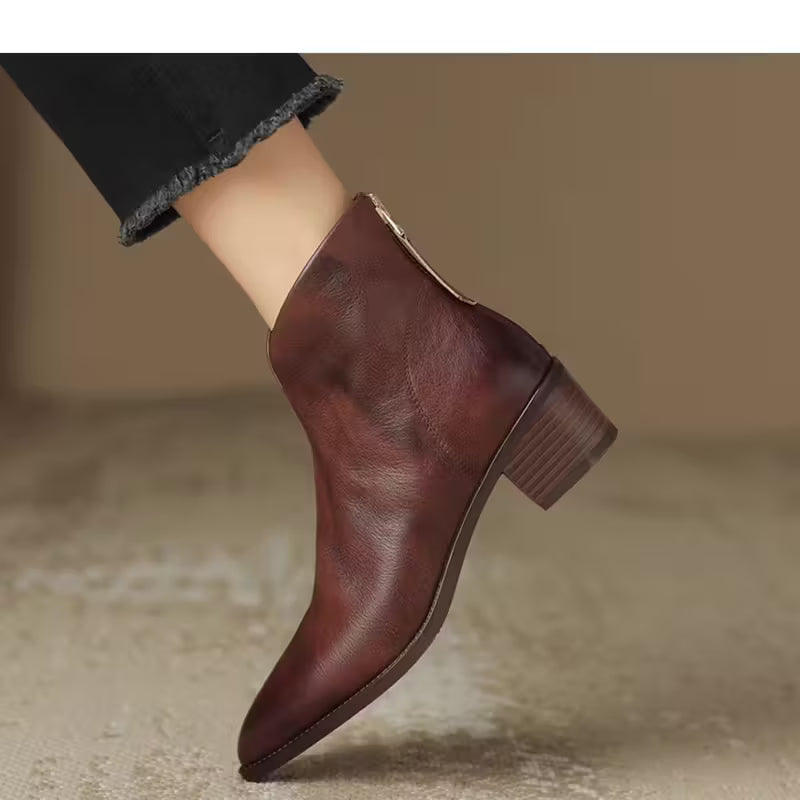 CAMILLA | BOTINES CHIC CON TACÓN BAJO