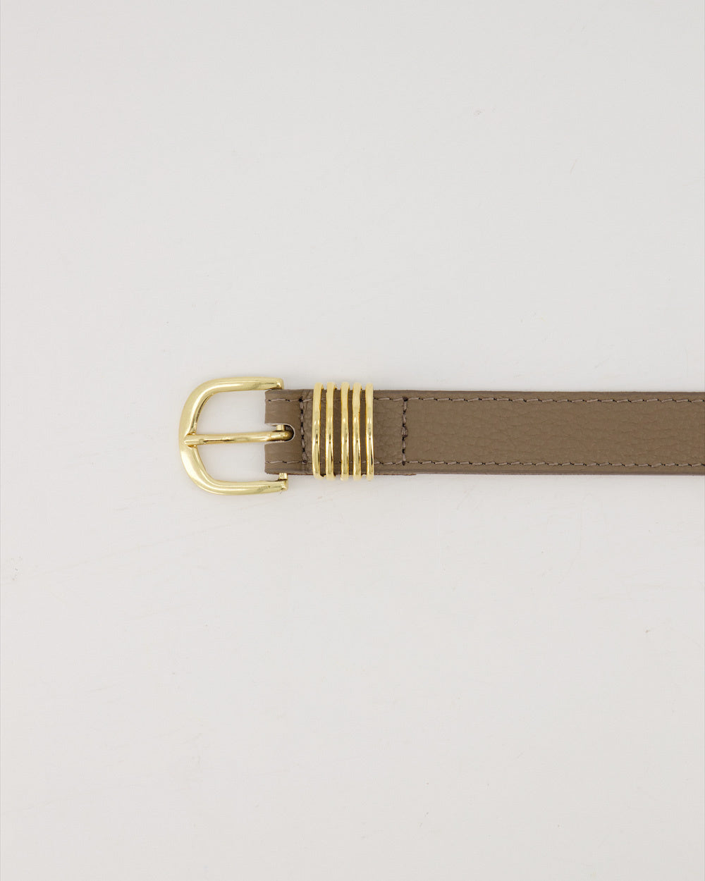 HAILEY | CINTURÓN DE PIEL TAUPE
