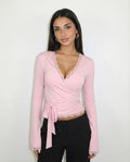 ISABEL | Top Wrap Encaje