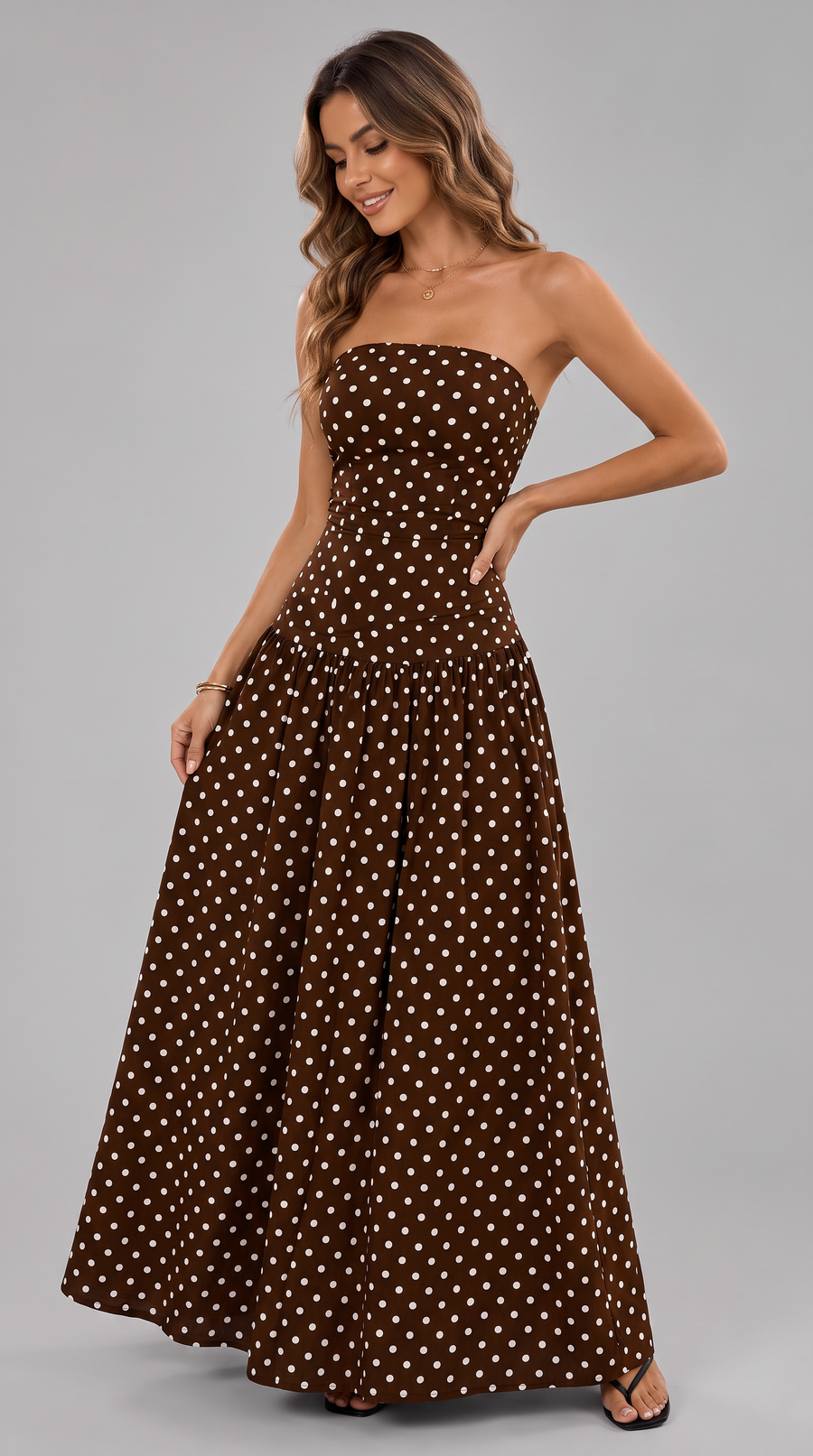 VESTIDO LUNARES CAPRI