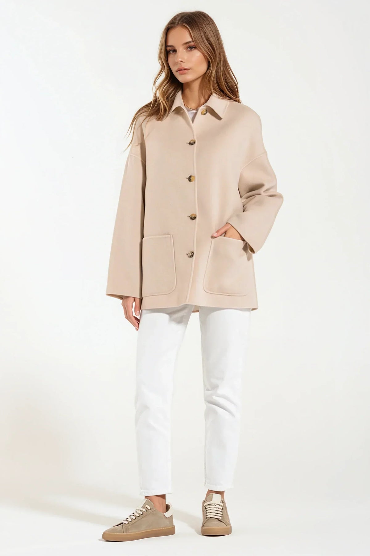 CHAQUETA BEIGE MONTAIGNE