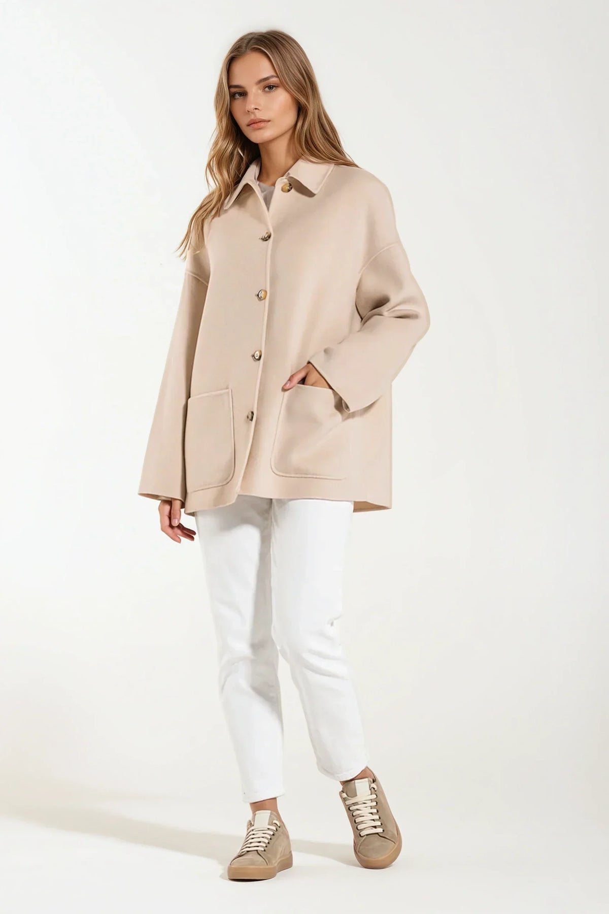 CHAQUETA BEIGE MONTAIGNE