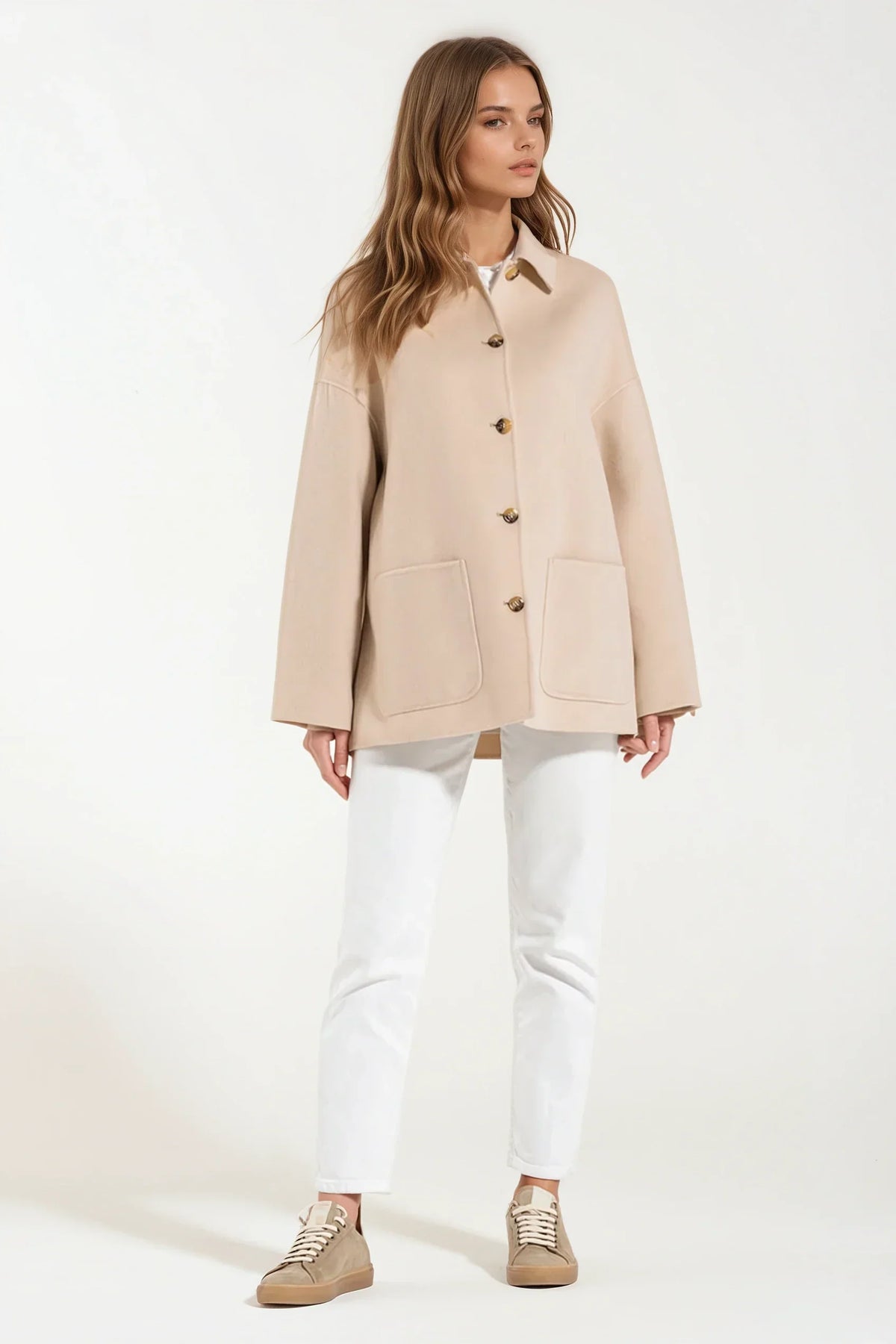 CHAQUETA BEIGE MONTAIGNE
