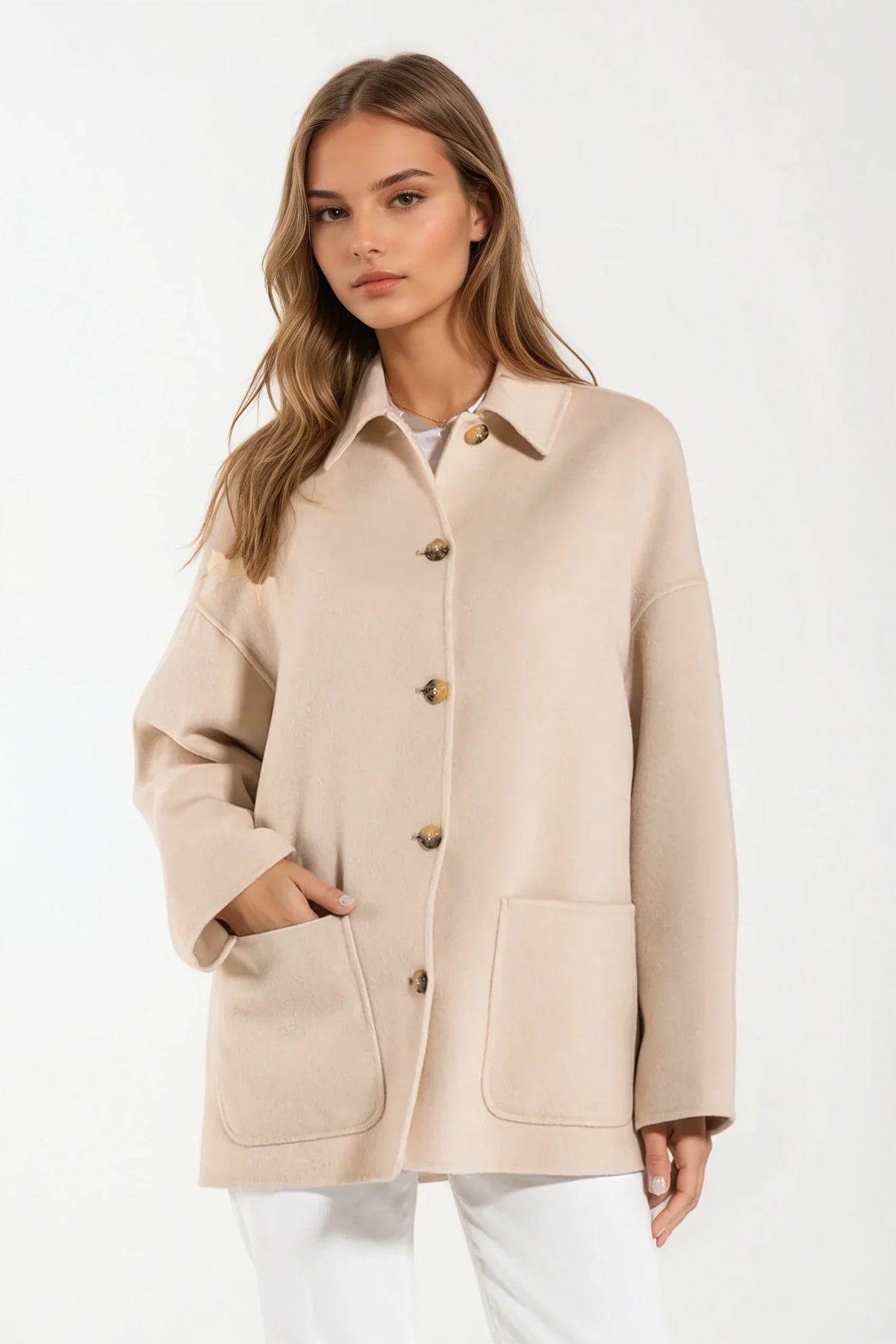 CHAQUETA BEIGE MONTAIGNE