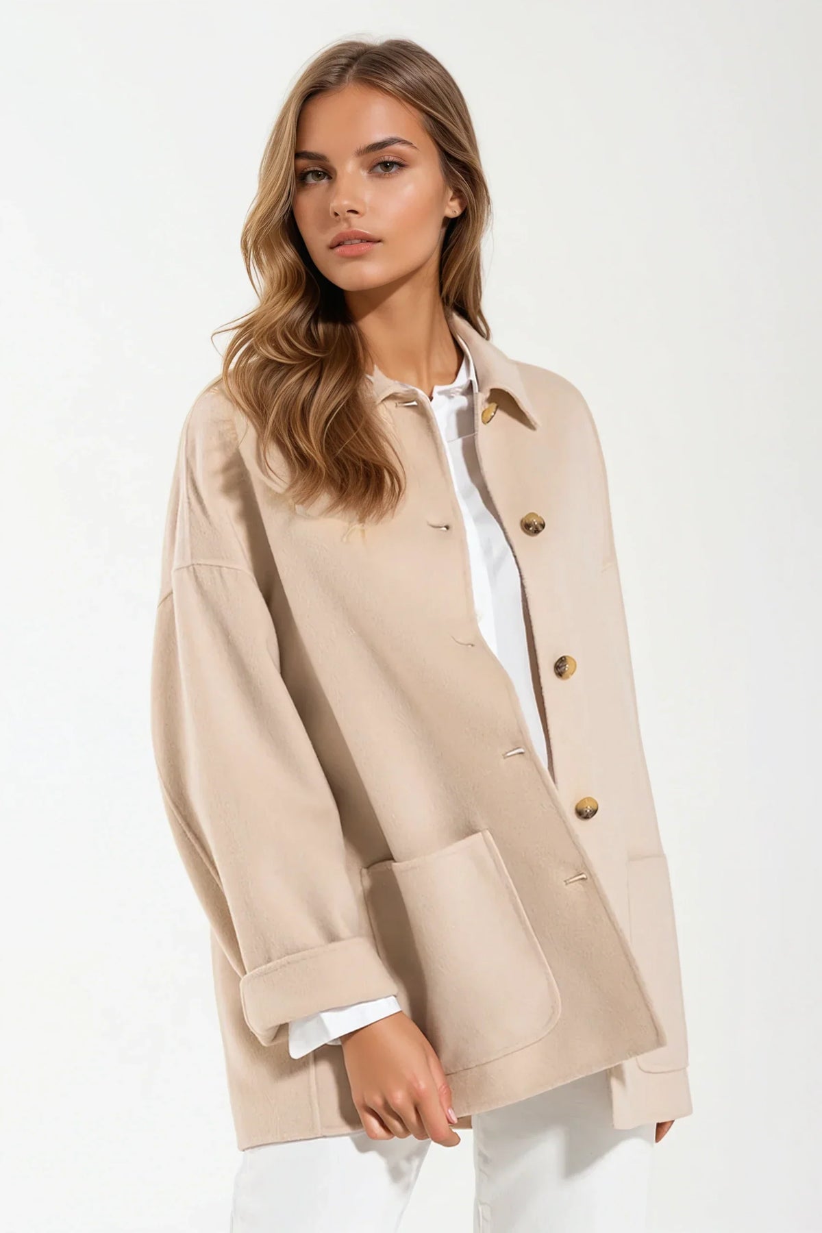CHAQUETA BEIGE MONTAIGNE