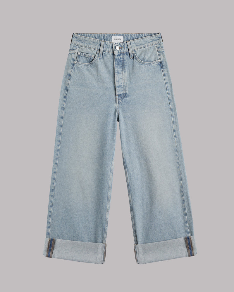 Pantalón Vaquero Baggy Azul Claro