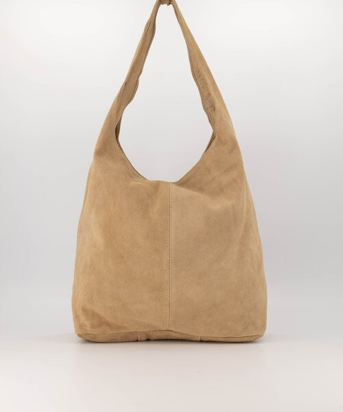 LOREEN | BOLSO DE HOMBRO DE ANTE BEIGE