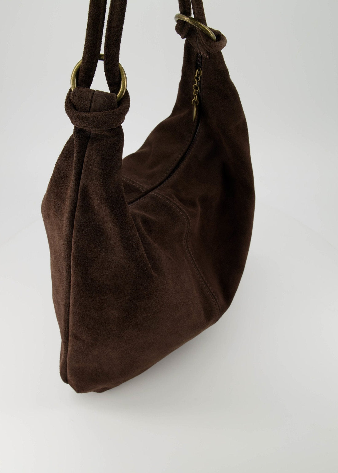 SUEZ | BOLSO DE HOMBRO MARRÓN OSCURO